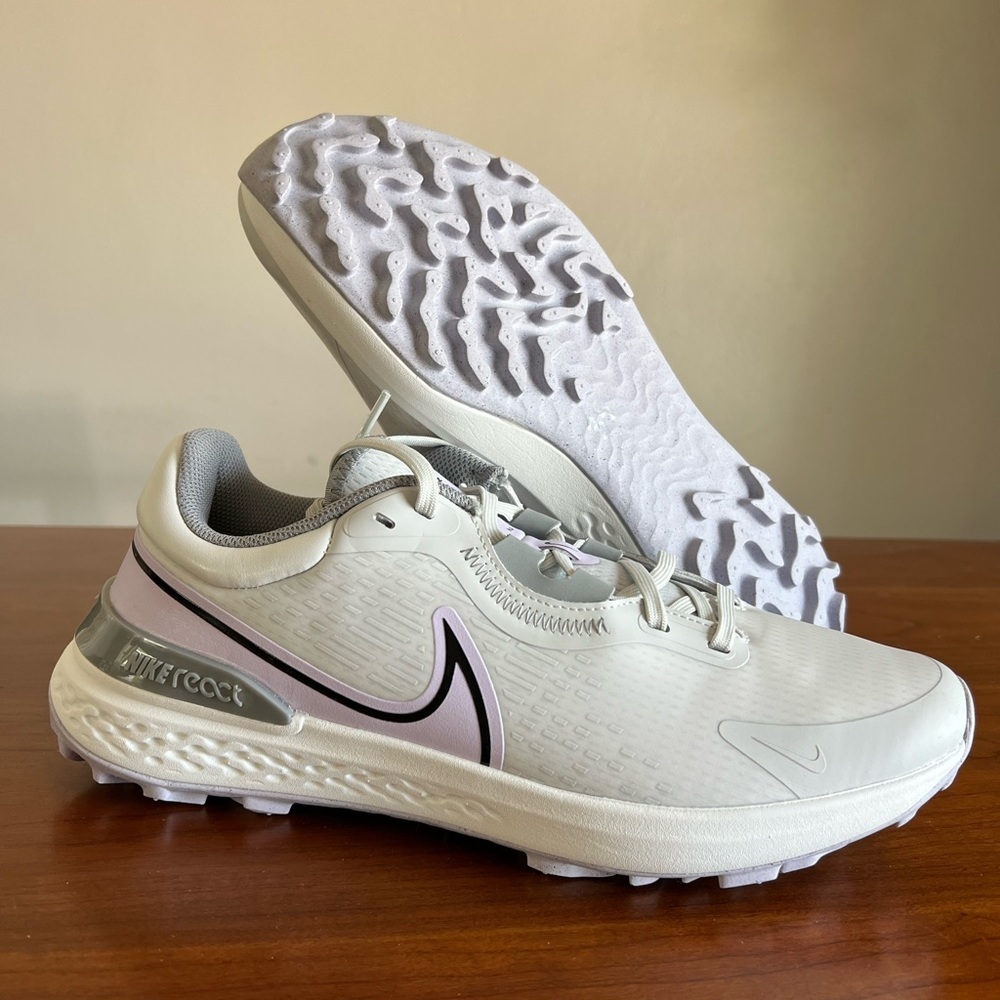 New Nike Infinity Pro 2 Golf Spikeless Shoes Grey DJ5593-005 Size 10.5 no box - Picture 1 of 8